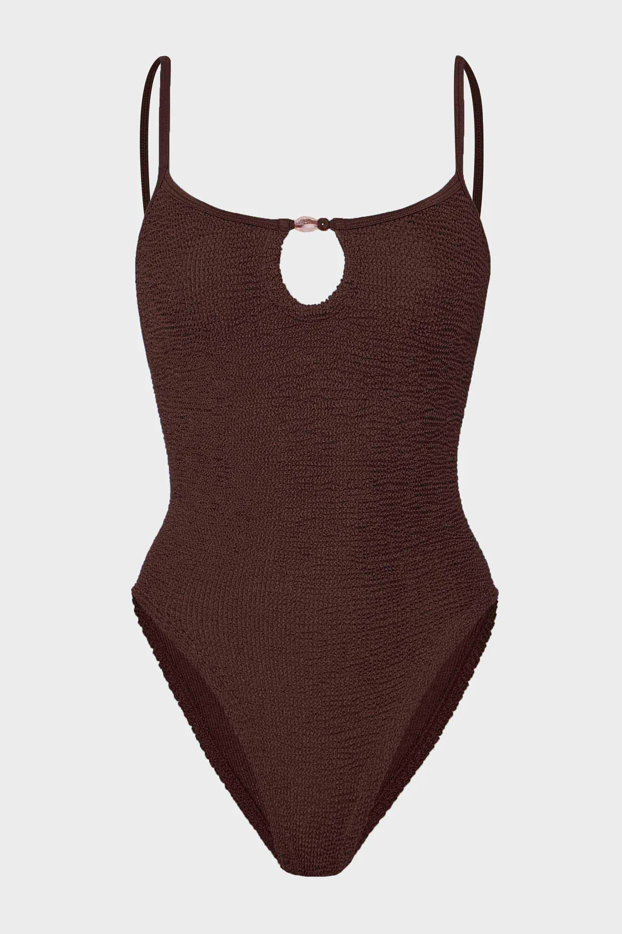 Hunza G Raspberry Metallic Hunza G Mai Beaded One Piece - Metallic Chocolate – Soleil Blue