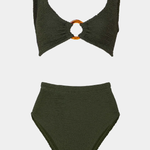 Hunza G Nadine Bikini - Metallic Khaki