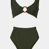 Hunza G Nadine Bikini - Metallic Khaki