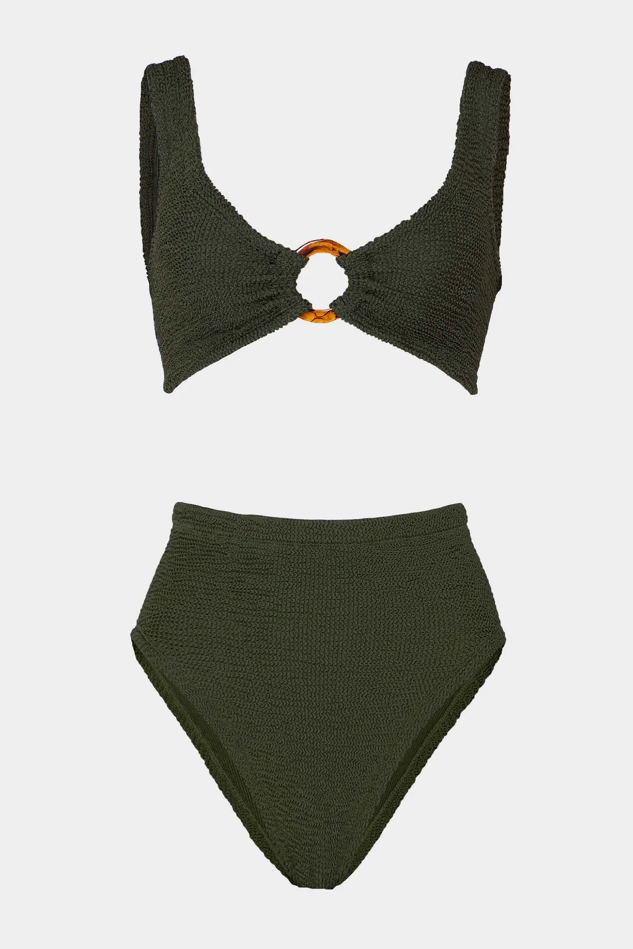 Hunza G Nadine Bikini - Metallic Khaki