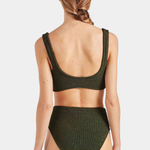 Hunza G Nadine Bikini - Metallic Khaki