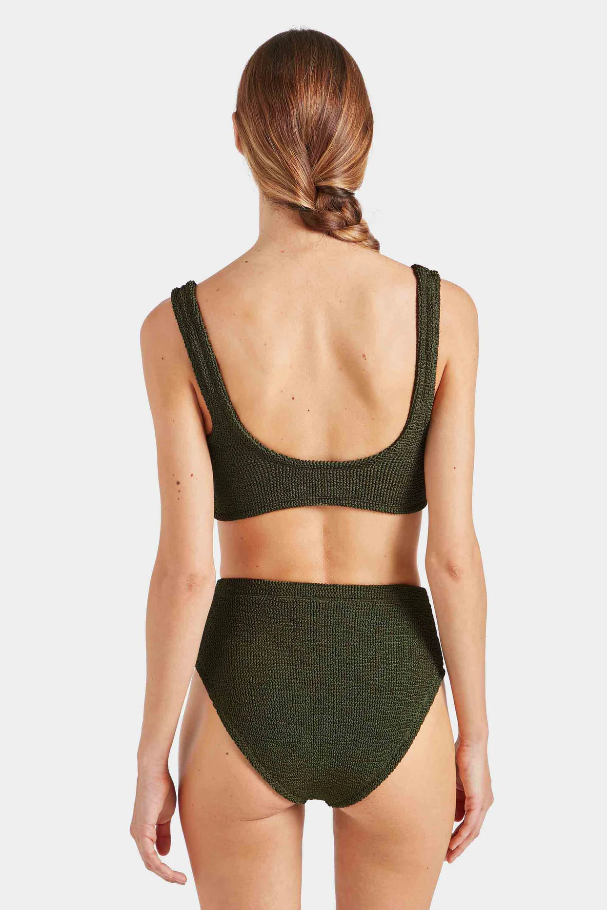 Hunza G Nadine Bikini - Metallic Khaki