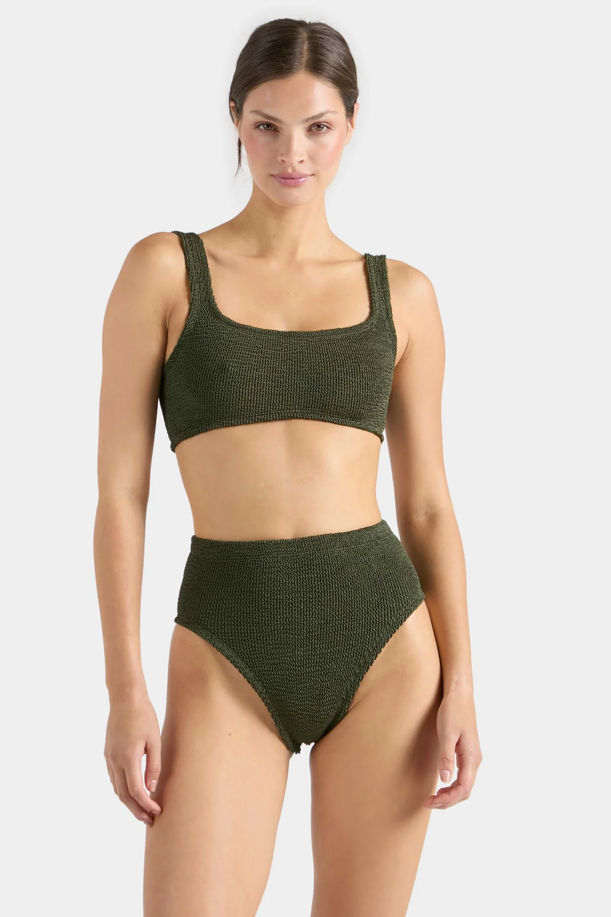 Hunza G Patricia Bikini - Metallic Khaki