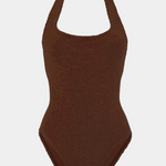 Hunza G Sandy One Piece - Metallic Chocolate
