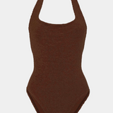 Hunza G Sandy One Piece - Metallic Chocolate