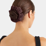 Hunza G Scrunchie - Metallic Chocolate