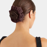 Hunza G Scrunchie - Metallic Chocolate