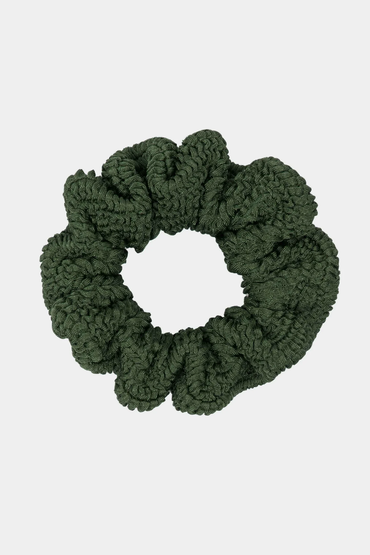 Hunza G Scrunchie - Metallic Khaki