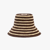 Janessa Leoné Felix Bucket Hat - Walnut Stripe
