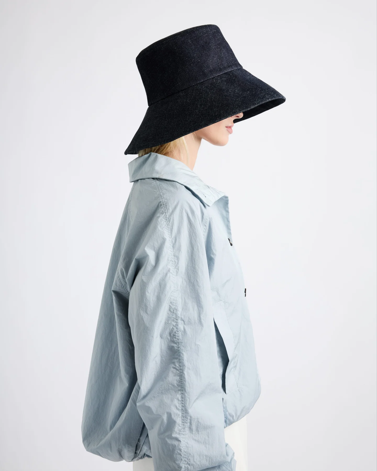 Janessa Leoné Walker Bucket Hat - Denim