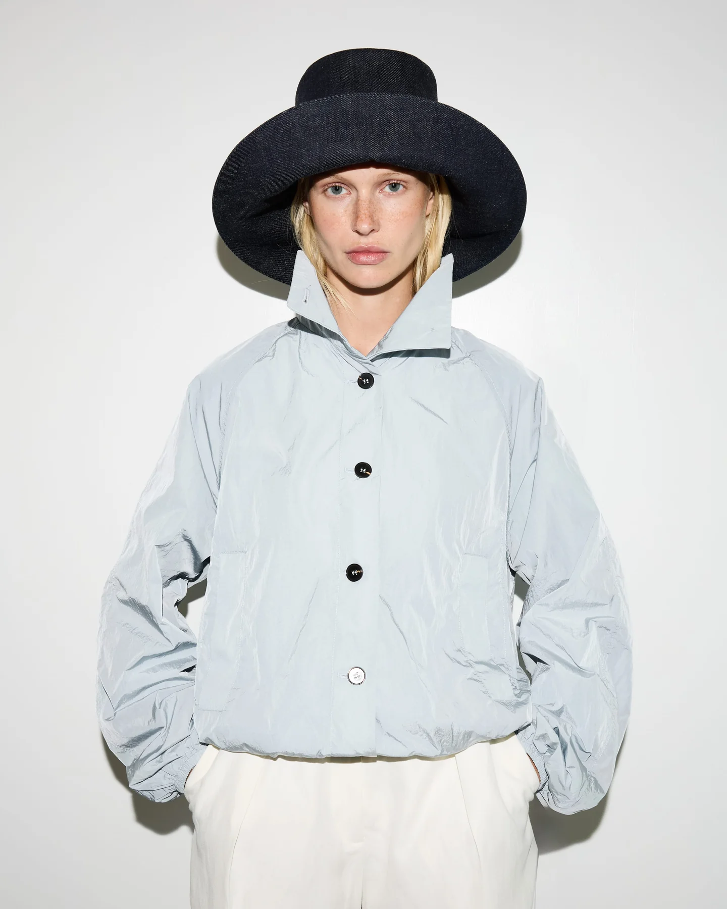 Janessa Leoné Walker Bucket Hat - Denim