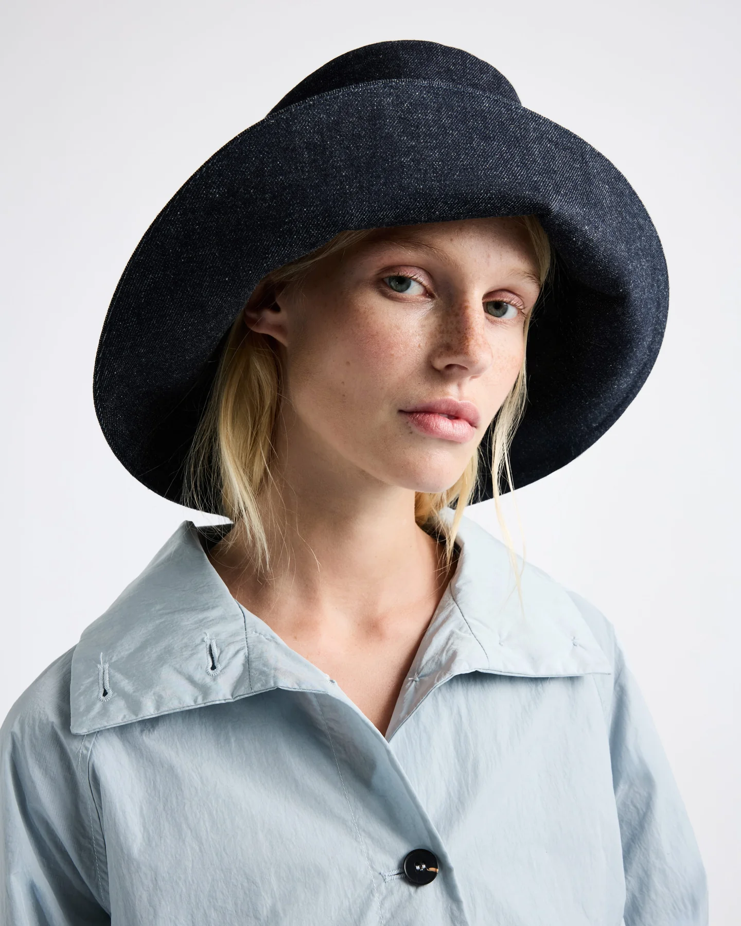 Janessa Leoné Walker Bucket Hat - Denim