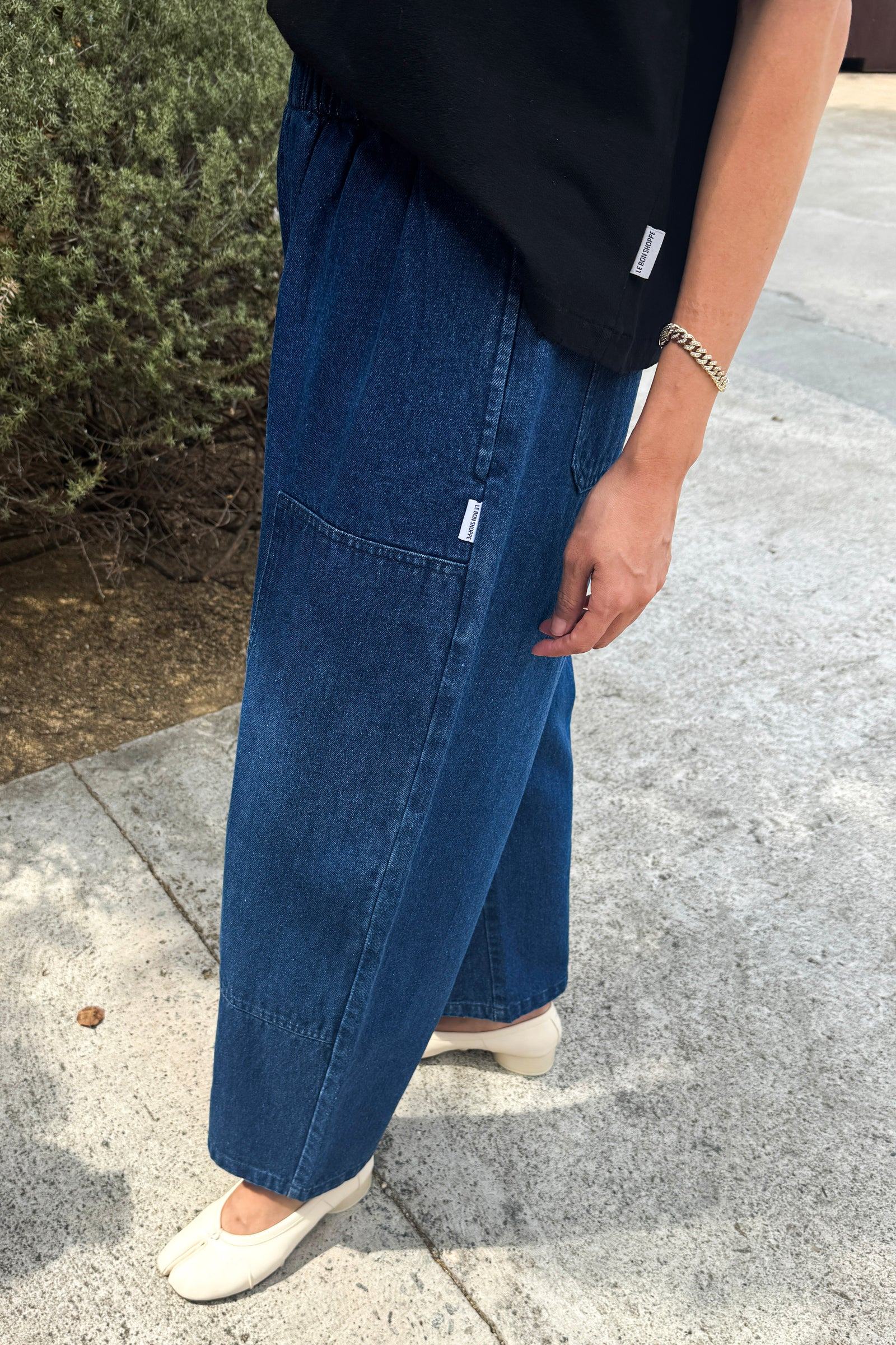 Le Bon Shoppe Gardener's Pant - Blue Denim