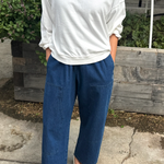 Le Bon Shoppe Gardener's Pant - Blue Denim