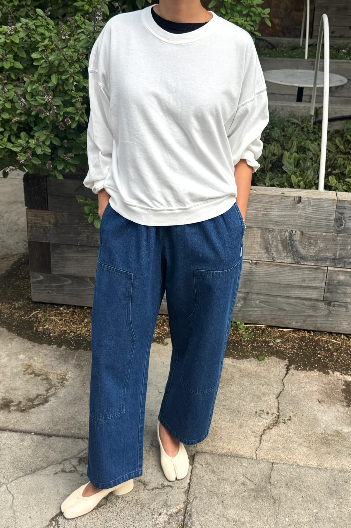 Le Bon Shoppe Gardener's Pant - Blue Denim