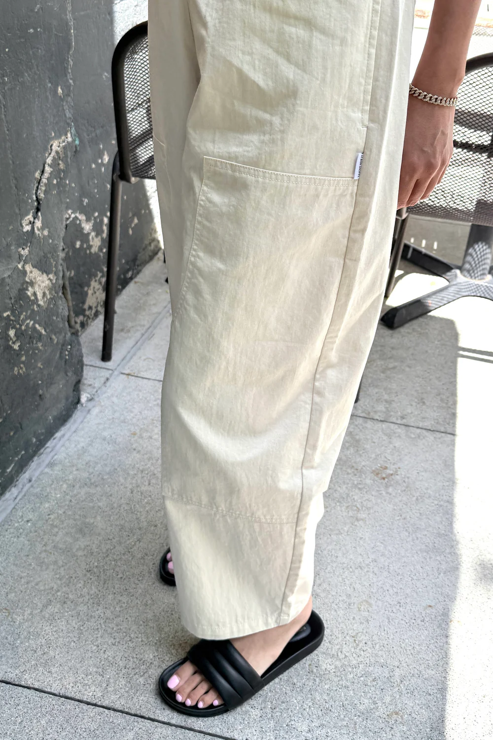 Le Bon Shoppe Gardener's Pants - Ecru