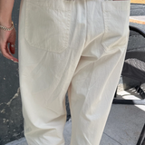 Le Bon Shoppe Gardener's Pants - Ecru