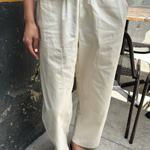 Le Bon Shoppe Gardener's Pants - Ecru