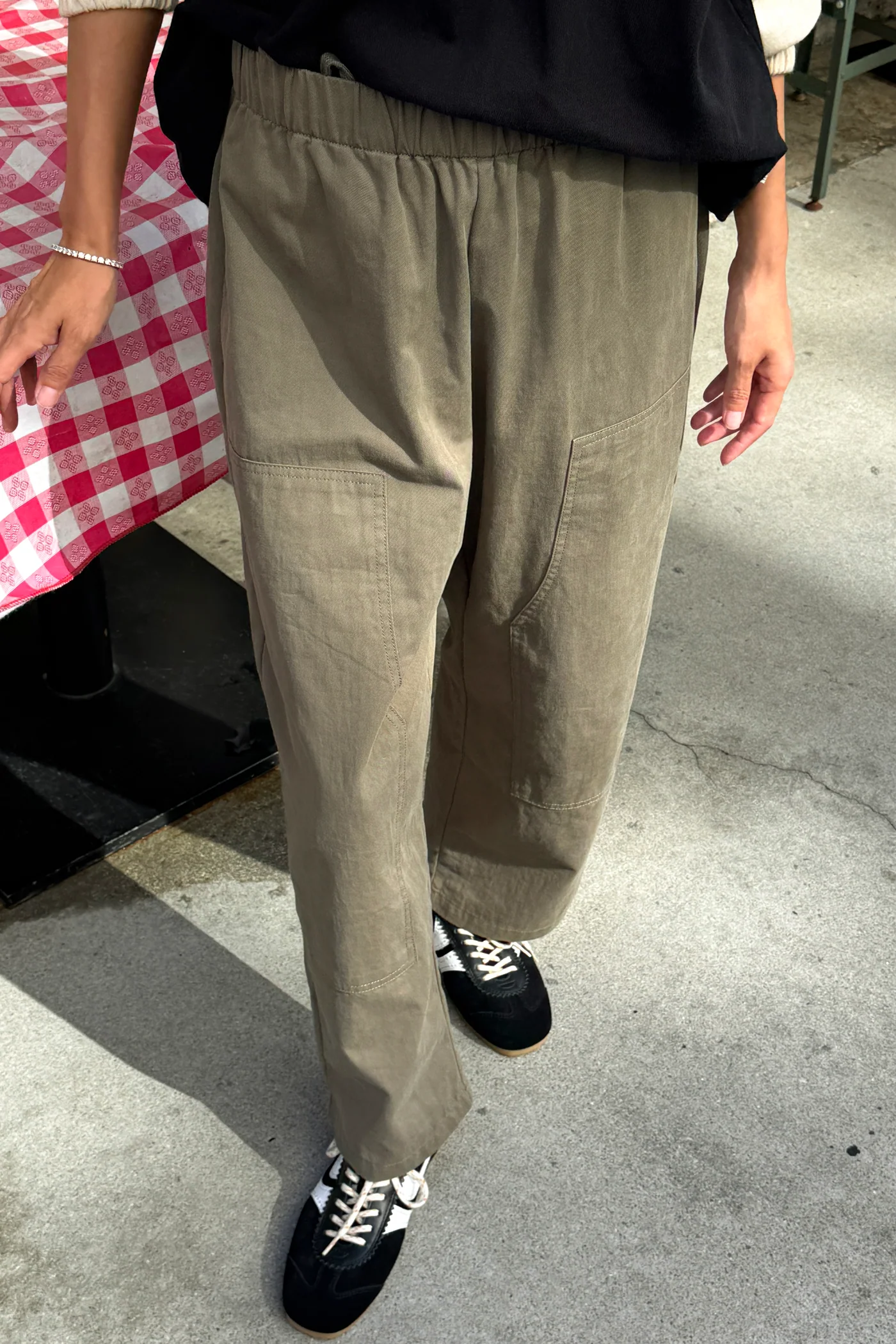 Le Bon Shoppe Gardener's Pants - Army Green