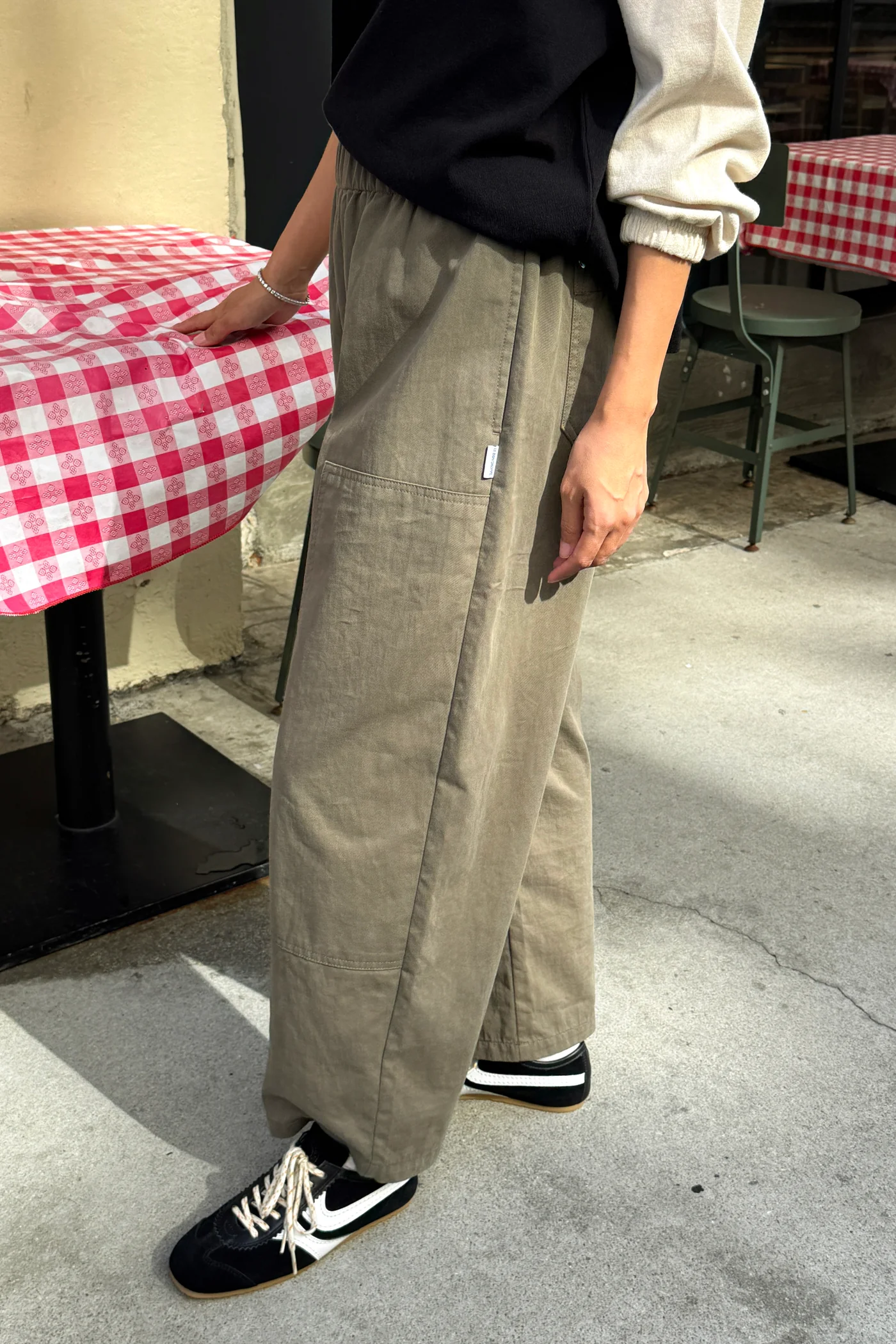 Le Bon Shoppe Gardener's Pants - Army Green