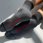 Le Bon Shoppe Girlfriend Socks - Soot