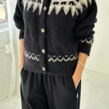 Le Bon Shoppe Alpaca Cabin Cardigan - Black