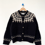Le Bon Shoppe Alpaca Cabin Cardigan - Black