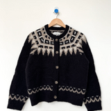 Le Bon Shoppe Alpaca Cabin Cardigan - Black