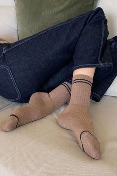 Le Bon Shoppe Boyfriend Socks - Cocoa