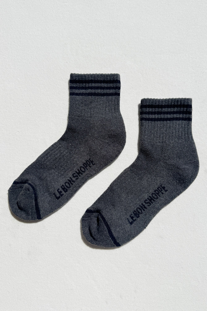 Le Bon Shoppe Girlfriend Socks - Soot
