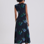 Maria Cher Melrose Tora Midi Dress - Blue