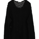 Mikoh Mehetia Knit Drop Shoulder Long Sleeve Top - Night