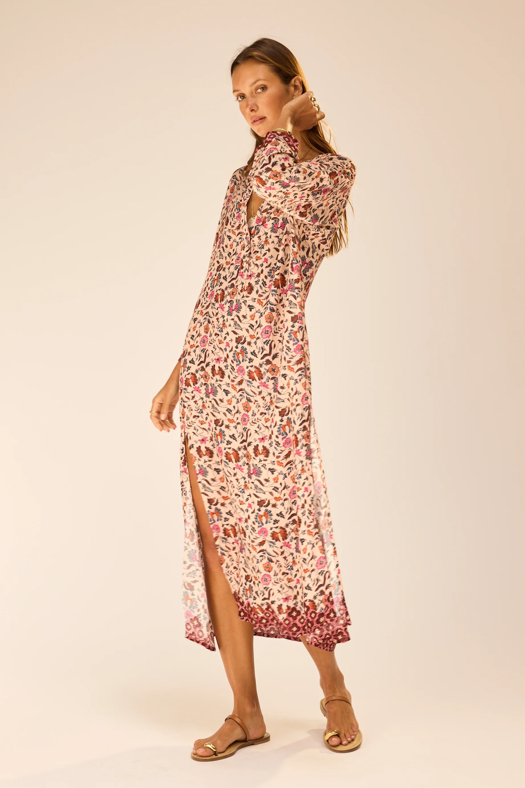 Natalie Martin Isobel Dress - Wildflower Spice