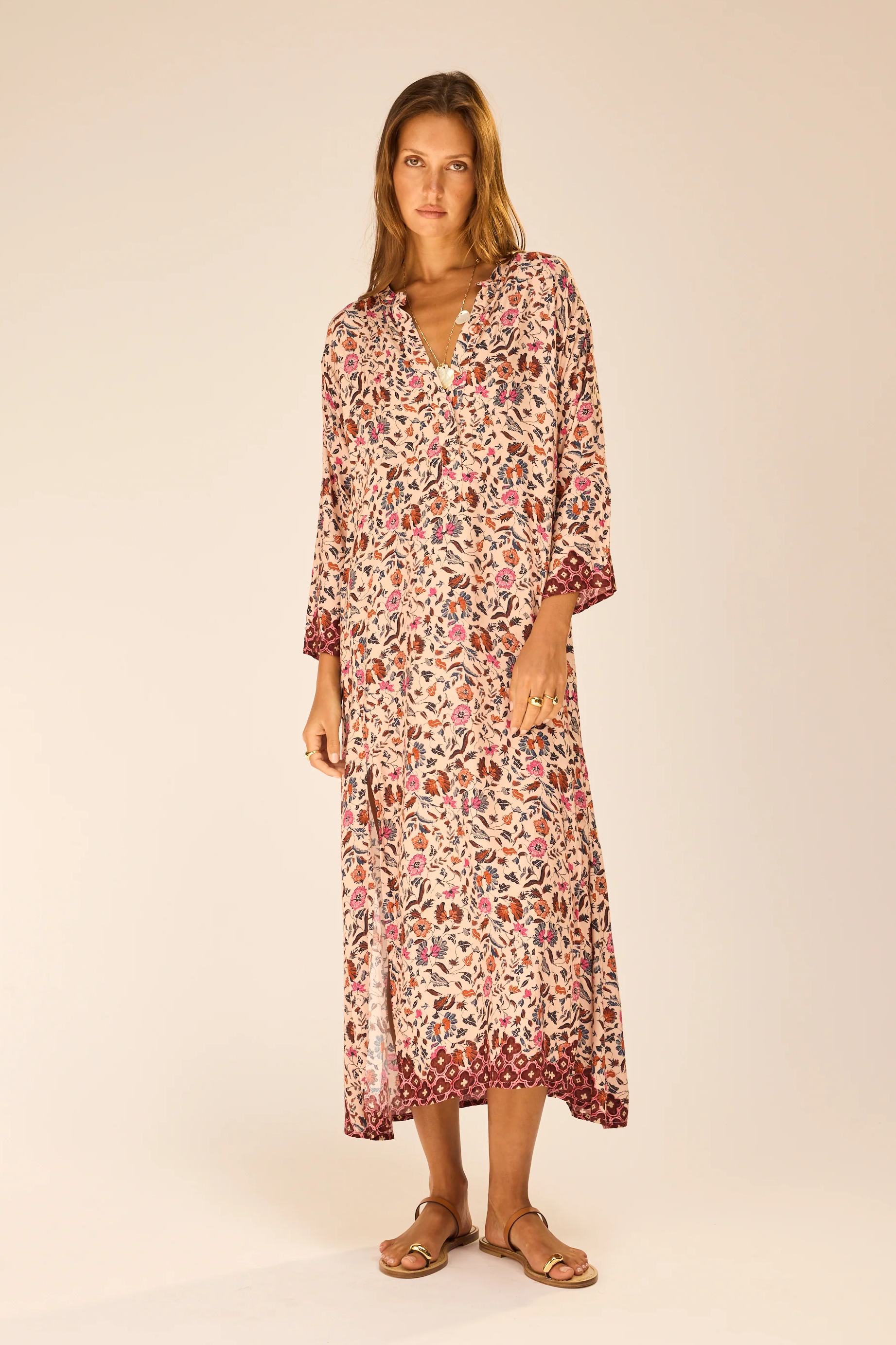 Natalie Martin Isobel Dress - Wildflower Spice