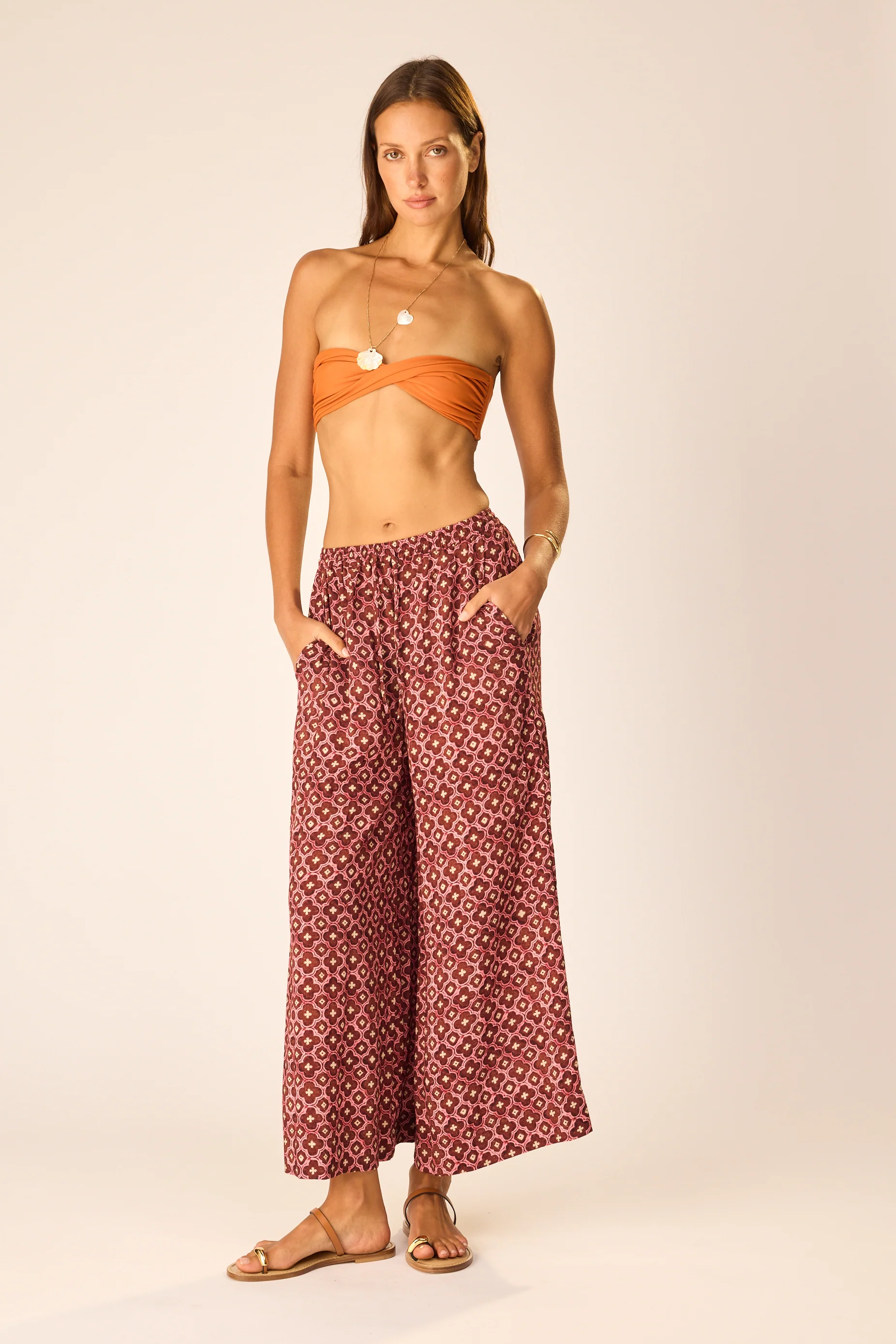 Natalie Martin Lauren Pant - Mosaic Spice