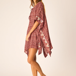 Natalie Martin Paulina Mini Caftan - Mosaic Spice