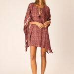 Natalie Martin Paulina Mini Caftan - Mosaic Spice