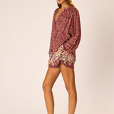 Natalie Martin Tash Shorts - Wildflower Spice