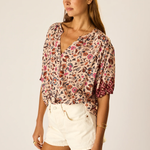 Natalie Martin Violet Top - Wildflower Spice