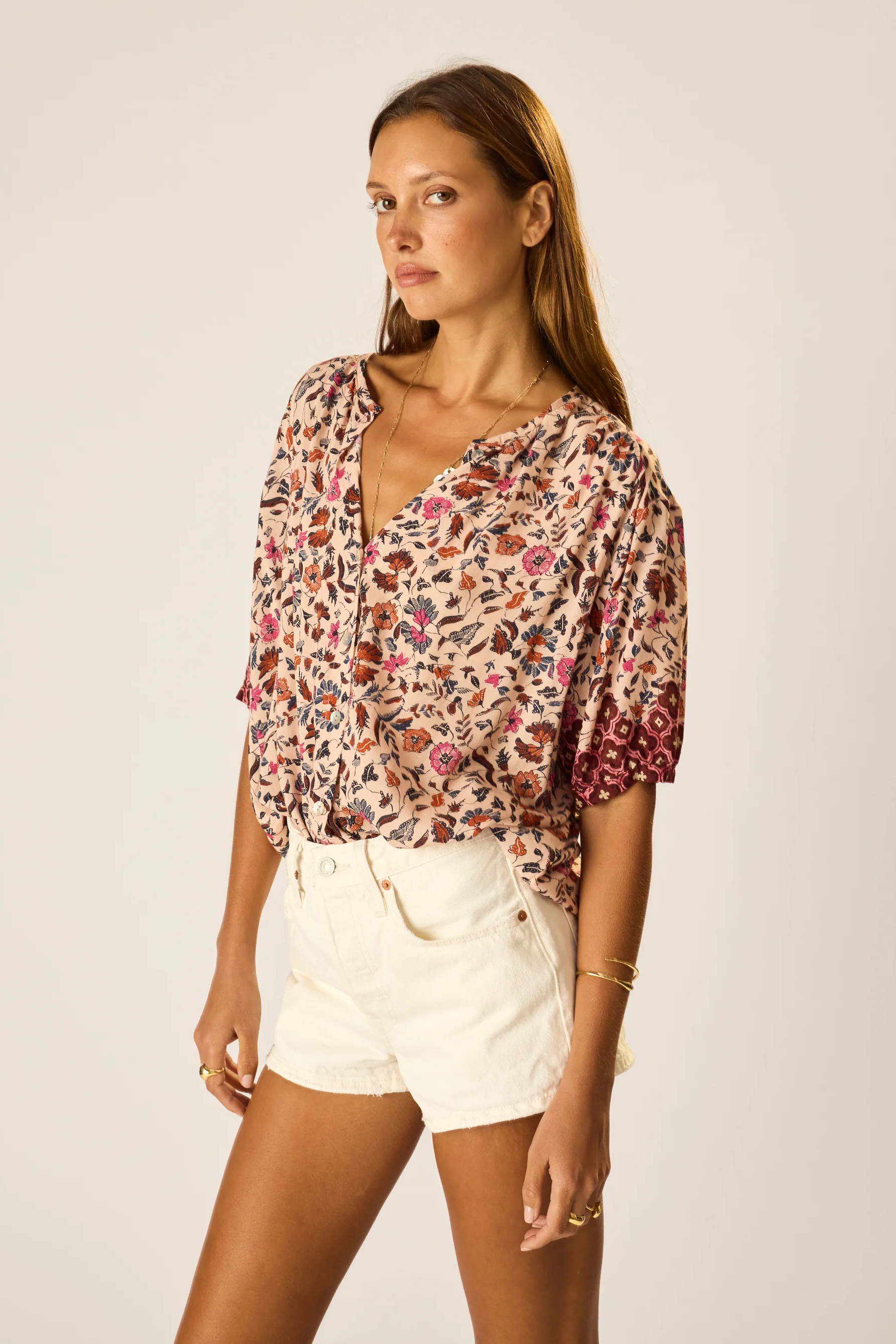 Natalie Martin Violet Top - Wildflower Spice