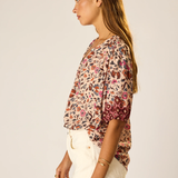 Natalie Martin Violet Top - Wildflower Spice
