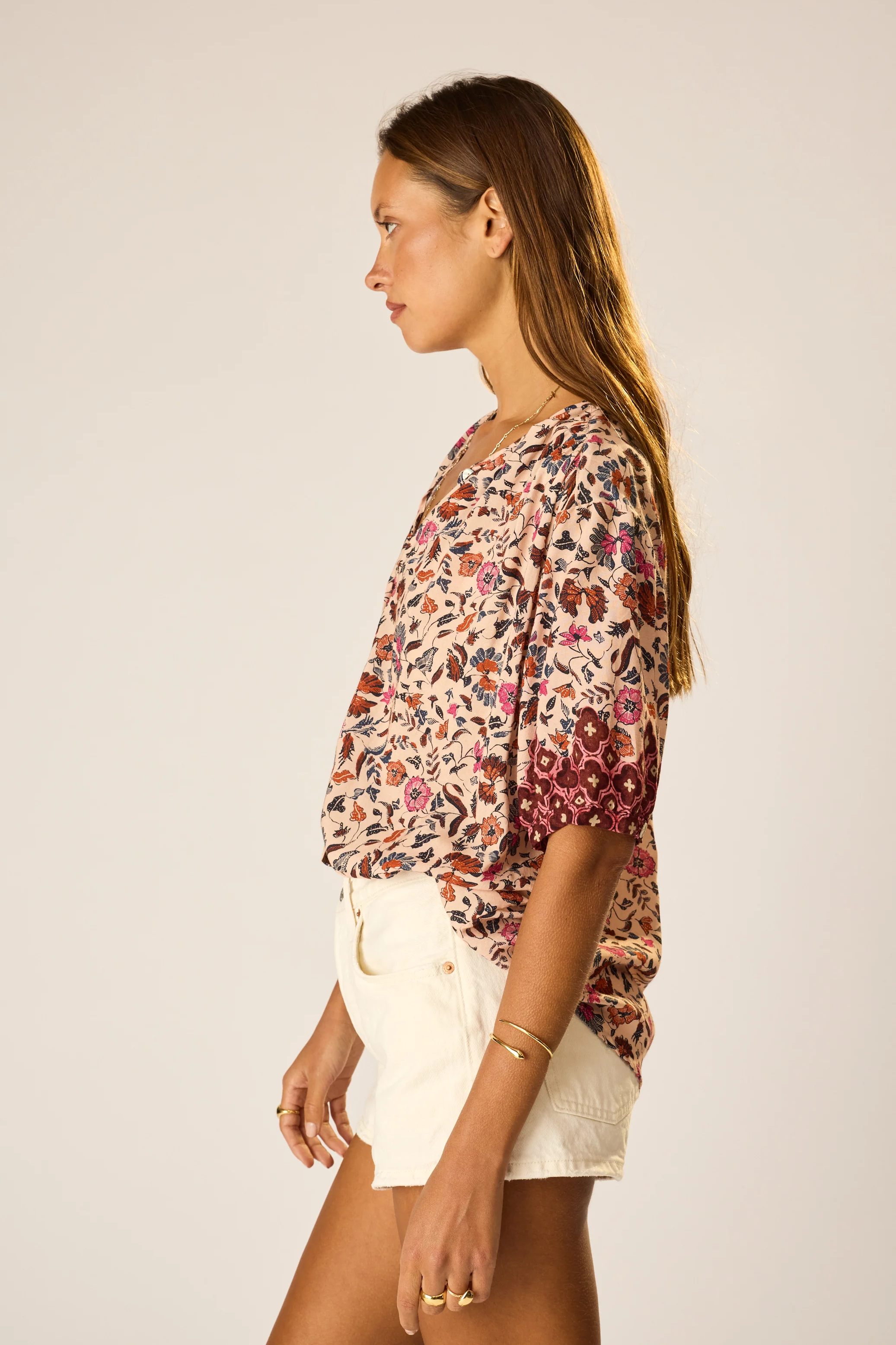 Natalie Martin Violet Top - Wildflower Spice
