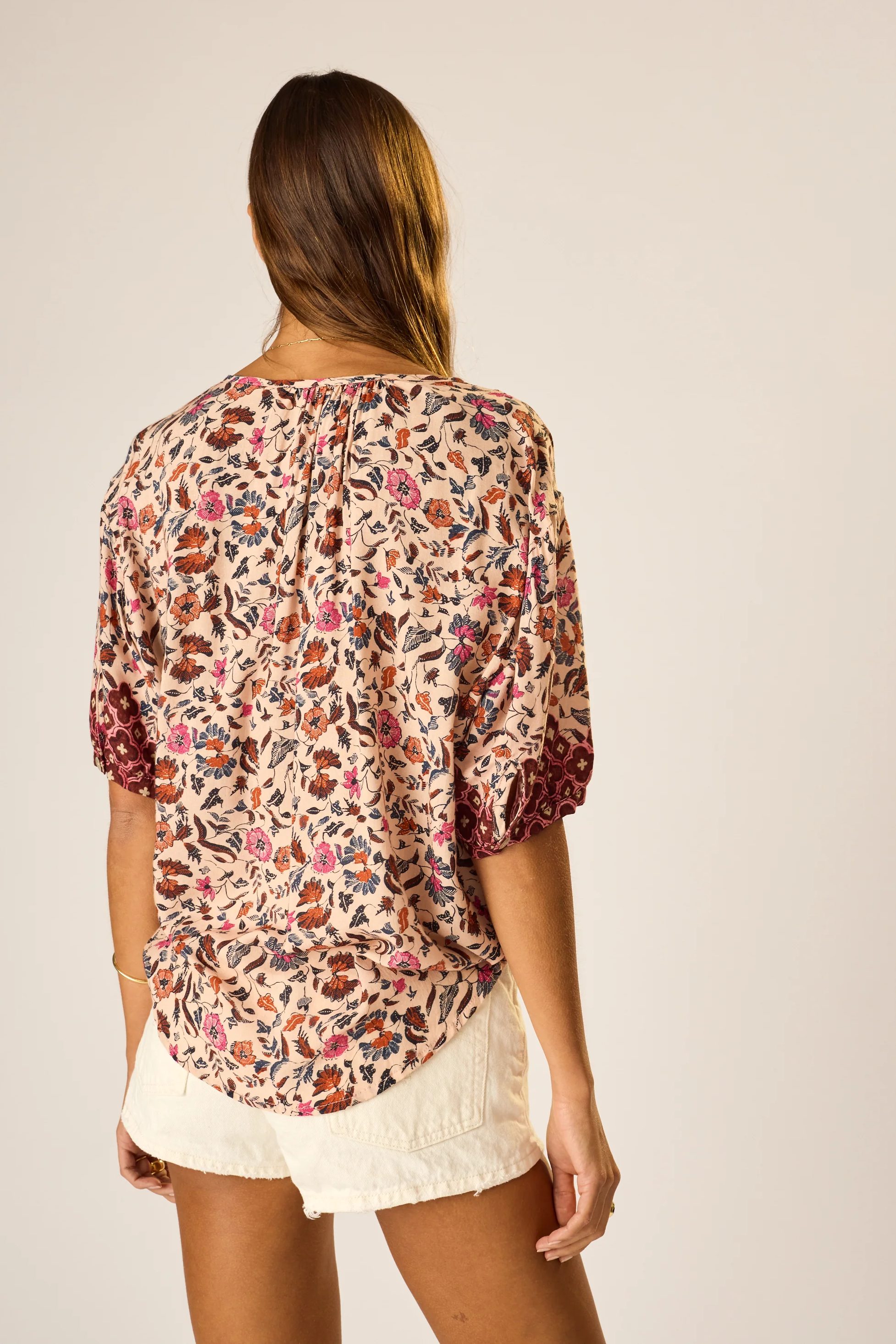 Natalie Martin Violet Top - Wildflower Spice