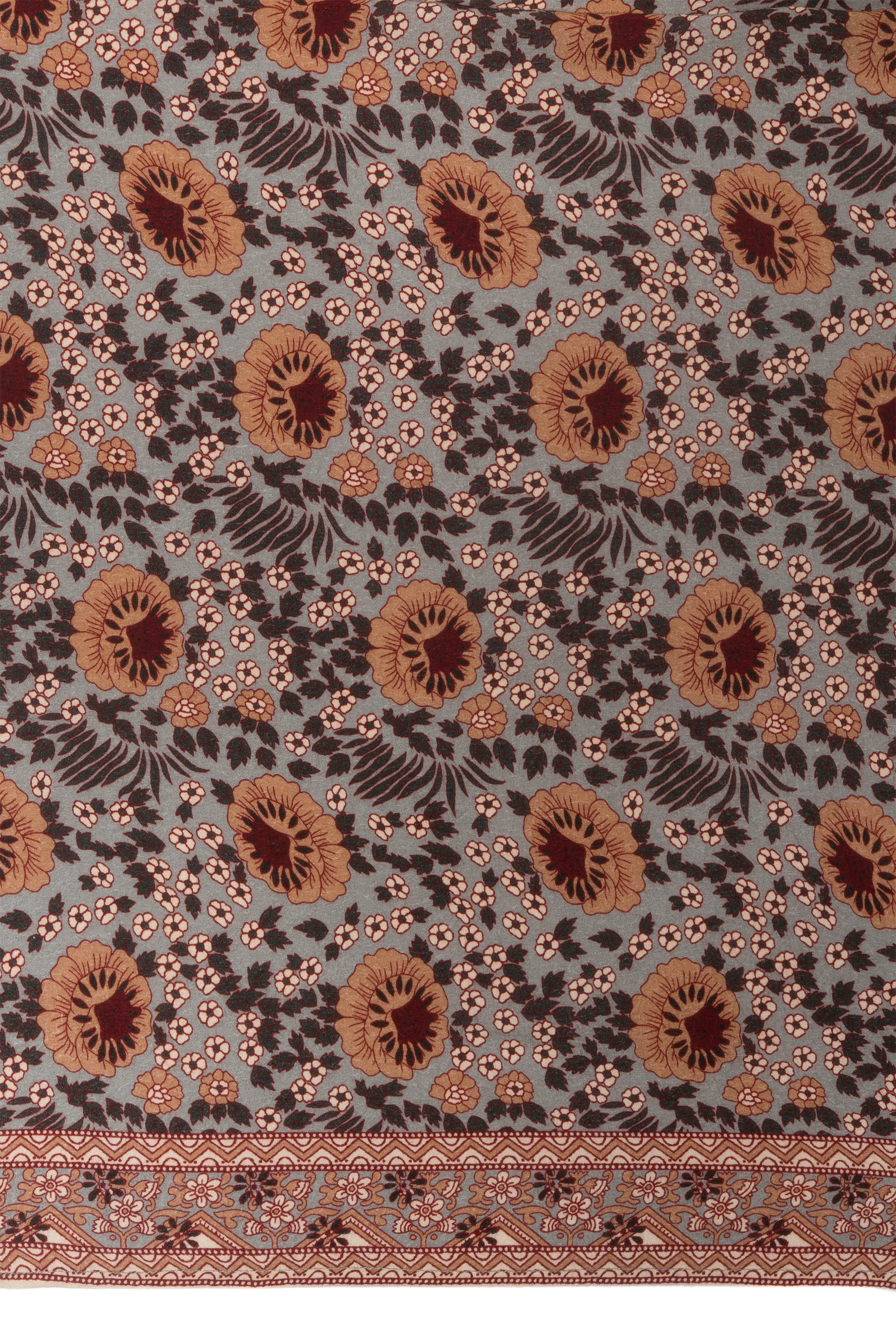 Natalie Martin Diane Robe - Vintage Flowers Slate