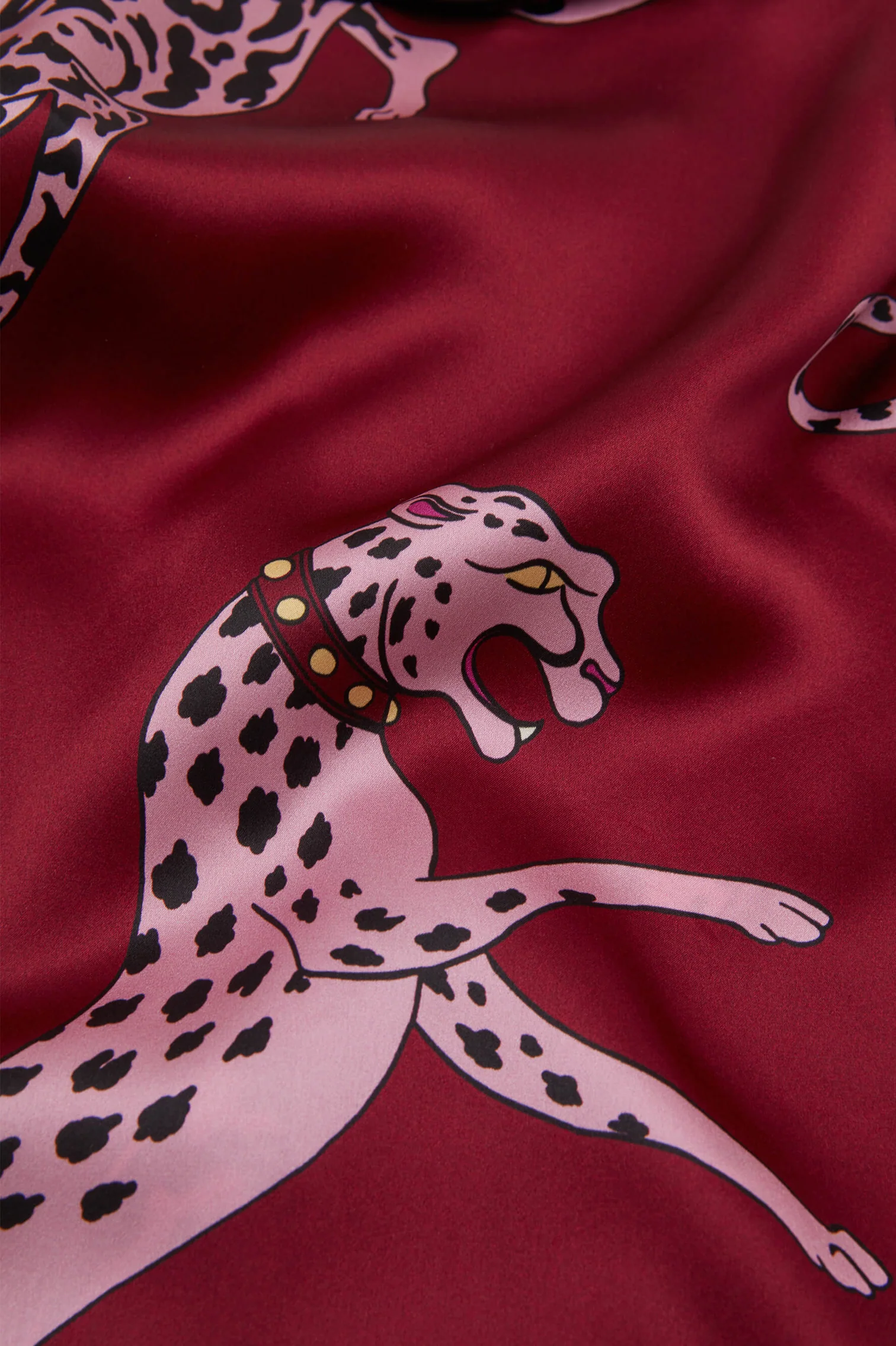 Olivia Von Halle Cherie Red Leopard