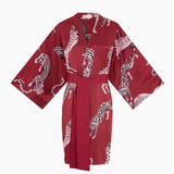 Olivia Von Halle Mimi Robe - Cherie Red Leopard
