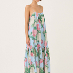 Peony Gathered Midi Dress - Enamour