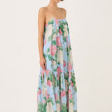 Peony Gathered Midi Dress - Enamour