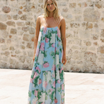 Peony Gathered Midi Dress - Enamour