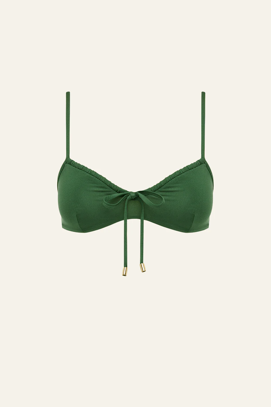 Peony Solstice Crop - Bottle Green